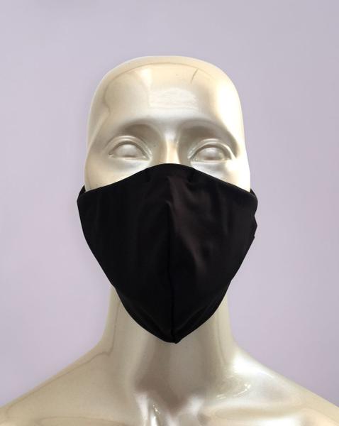 Máscara Fabiola Molina em Tecido Preto para Proteção Individual Lavável