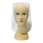 Mascara Face Shield kit 10 uni Facial Protetor Ajustavel Viseira Respingos Escudo Epi