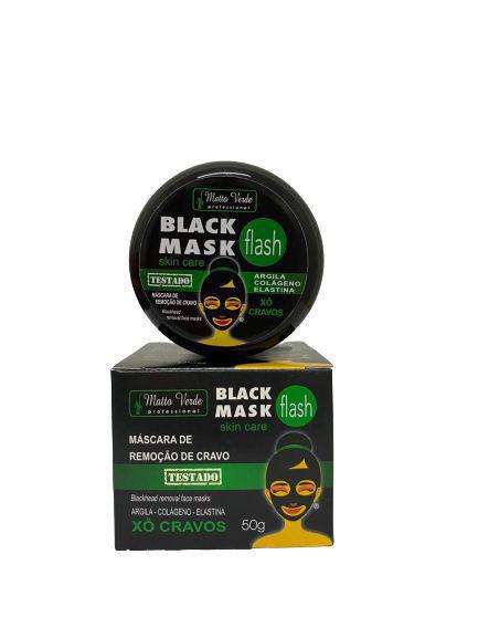 Mascara Facial Bisnaga Black Mask Matto Verde - 50g