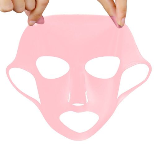 Máscara Facial Capa de Silicone Evita a Evaporação Acelera a Absorção de Produtos