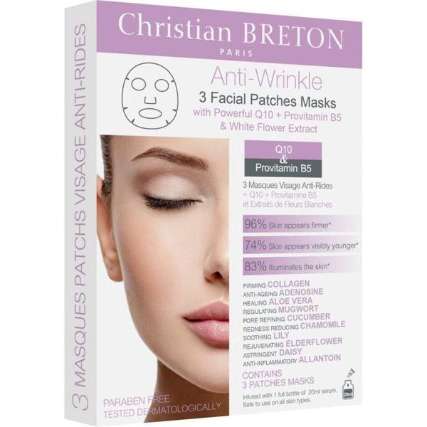 Máscara Facial Christian Breton Anti-Wrinkle (3 Unidades)