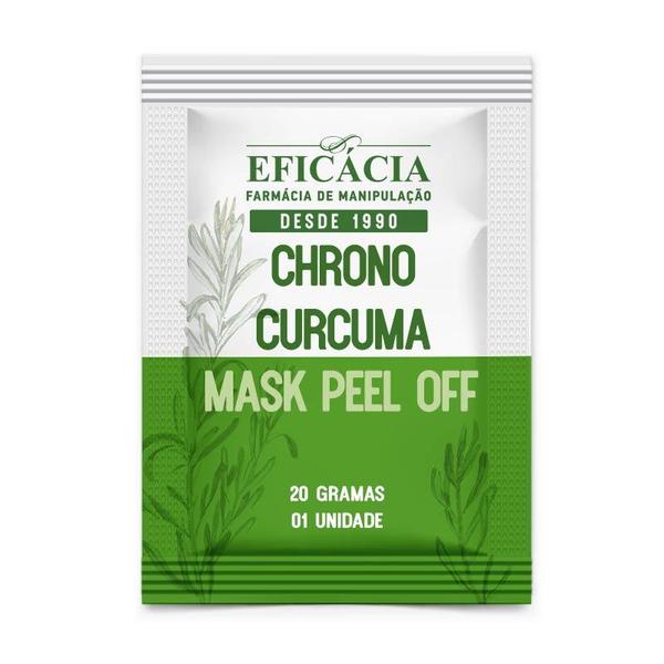 Máscara Facial Chrono Curcuma Mask Peel Off 20 Gramas - 1 Sachê - Farmácia Eficácia