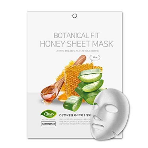 Mascara Facial Coreana Nohj Skin Maman Botanical Fit Honey Sheet Mask Aloe
