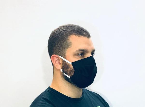 Máscara Facial de Algodão Dupla Proteção 08 Unidades - Dom