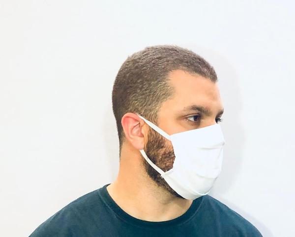 Máscara Facial de Algodão Dupla Proteção 15 Unidades - Dom