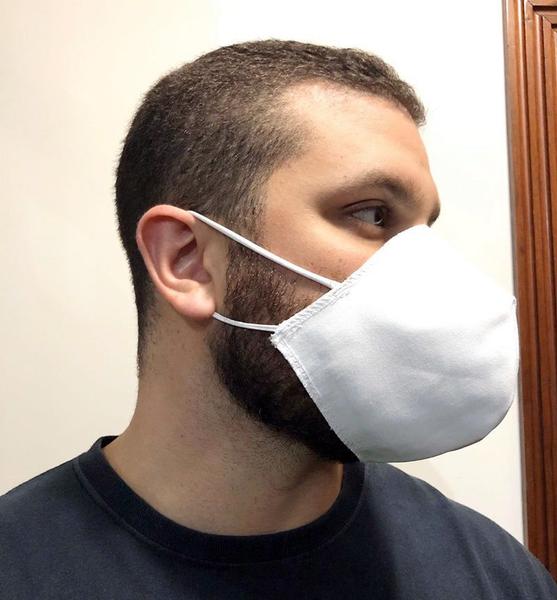 Máscara Facial de Algodão Dupla Proteção Estilo N95 05 Unidades - Mk
