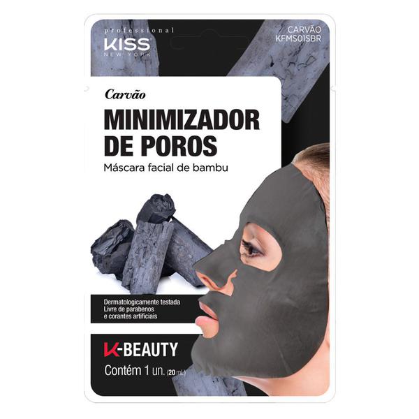 Máscara Facial de Bambu KISS NY Professional - Carvão