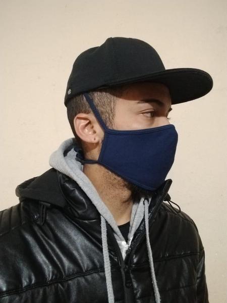 Mascara Facial de Malha 100% Algodão Modelo Ninja Kit C/ 3 Unidades - Linhas Santa Rita