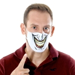 Máscara Facial de Proteção de Rosto Adulto - Esquadrão Suicida - Coringa