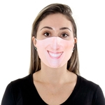 Máscara Facial de Proteção de Rosto Adulto - Feminino - Sorriso Alegre