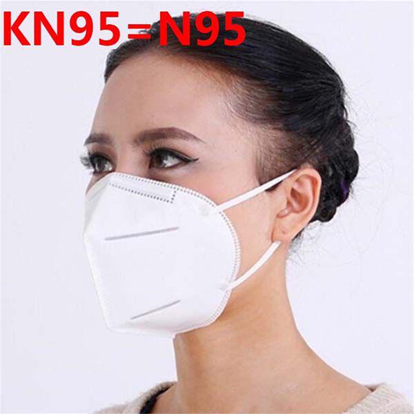 Máscara Facial de Segurança K-N-95 para Anti-vírus de Poeira e Máscara de Segurança 5 Pçs KN95 - Ge