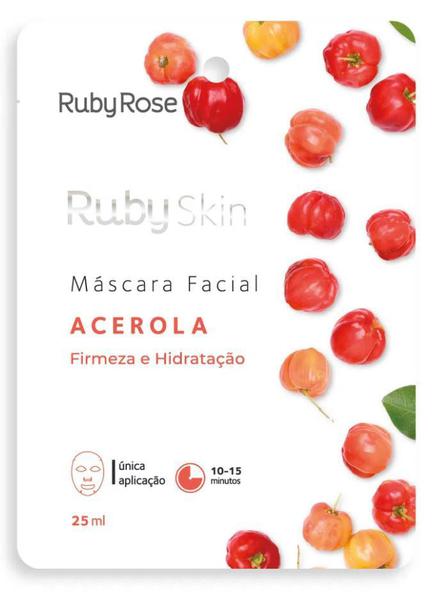 Mascara Facial de Tecido Acerola Ruby Rose - Unidade