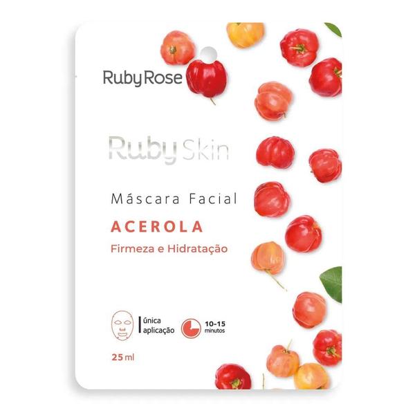 Máscara Facial de Tecido Acerola Skin - Ruby Rose