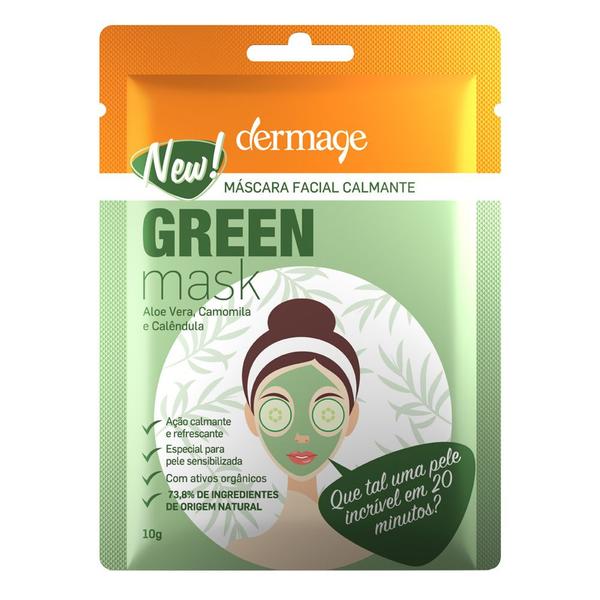 Máscara Facial Dermage - Green Mask Sache