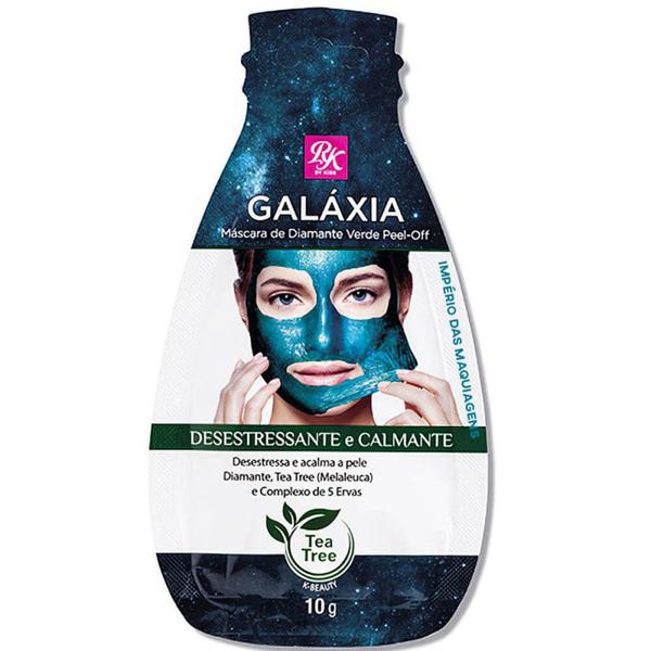 Máscara Facial Diamante Verde Galaxia 10g - KISS Com 3 Unidades