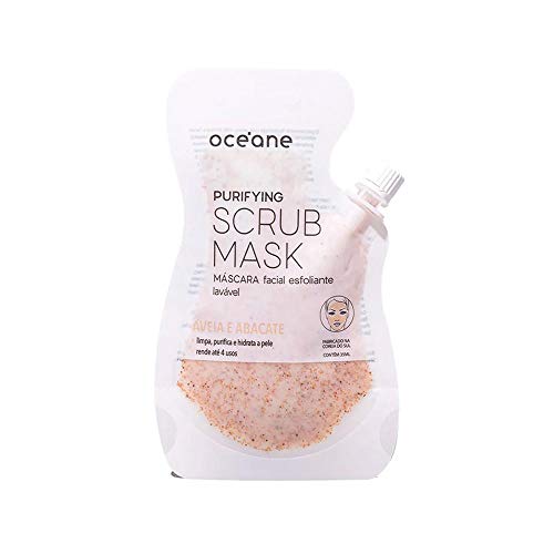 Máscara Facial Esfoliante - Purifying Scrub Mask - Océane, Océane, Branco