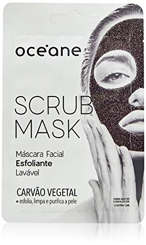 Máscara Facial Esfoliante - Scrub Mask, Océane, Preto Transparente