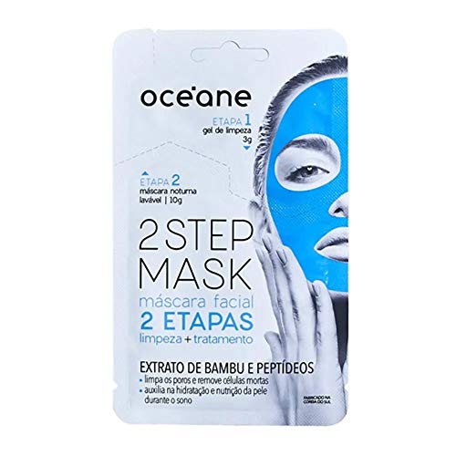 Máscara Facial 2 Etapas Dual-Step Mask Bambu, Océane, Branco