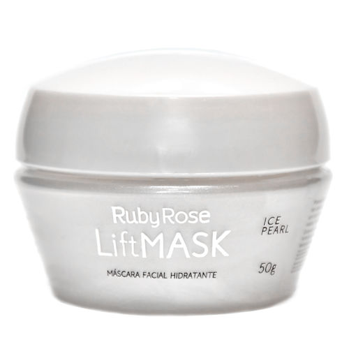 Mascara Facial Hidratante Lift Mask Ice Pearl Ruby Rose 50g Hb-402