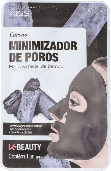 Mascara Facial Kiss New York Carvao Minimizador de Poros