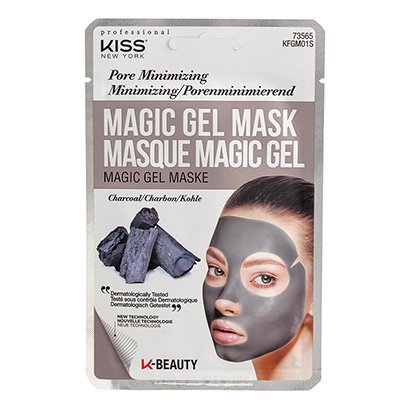 Máscara Facial Kiss New York - Magic Gel Mask Carvão - 1 Unid.