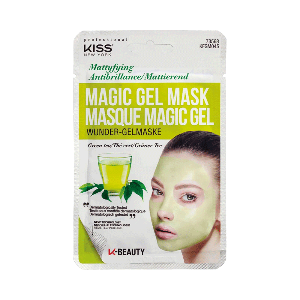 Máscara Facial Kiss New York Magic Gel Mask Chá Verde