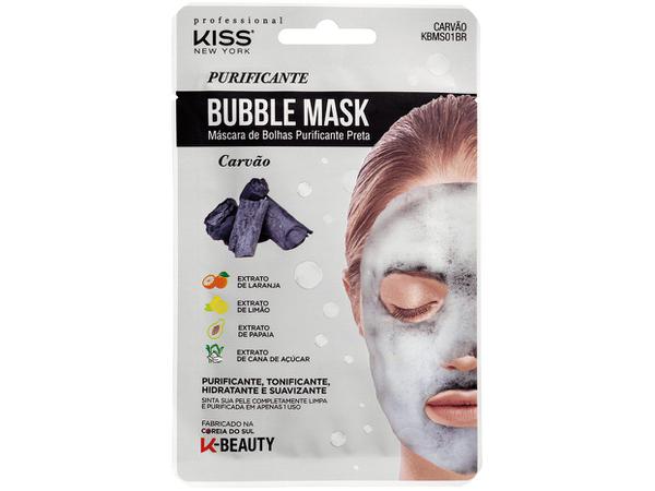 Máscara Facial Kiss New York Professional - Carvão Bubble Mask 20ml