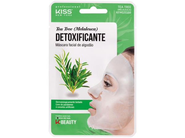 Máscara Facial Kiss New York Professional - K-Beauty Tea Tree Detoxificante 20ml