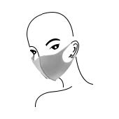 Máscara Facial Lavável Pró-Fono (3 Un.)