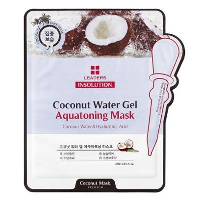 Máscara Facial Leaders - Insolution Coconut Water Gel Aquatoning 1 Un