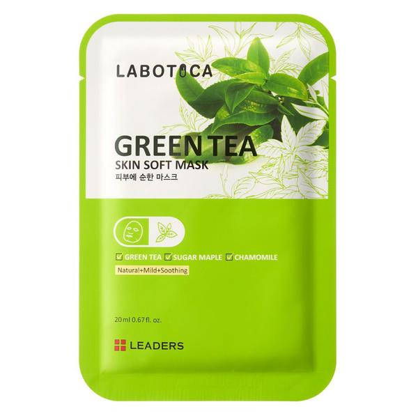 Máscara Facial Leaders - Labotica Skin Soft Green Tea