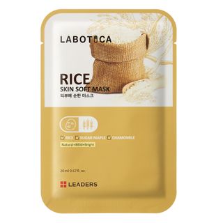 Máscara Facial Leaders - Labotica Skin Soft Rice 1 Un