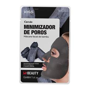 Máscara Facial Minimizador de Poros Kiss New York Bambu Carvão