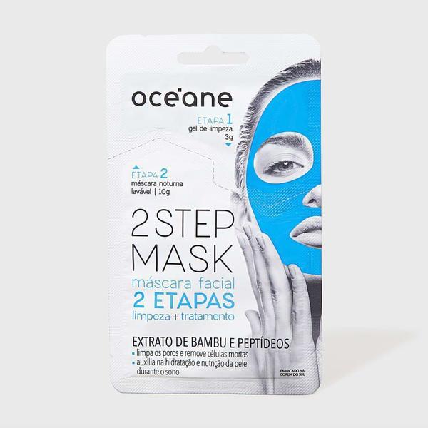 Máscara Facial Noturna Bambu e Peptídeos - 2 Step Mask By Océane