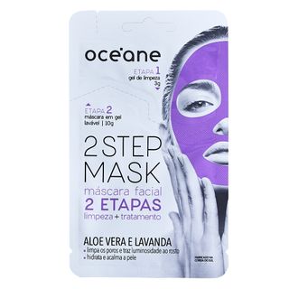 Máscara Facial Océane - Dual-Step Mask Aloe Vera e Lavanda 1 Un