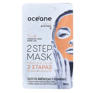 Máscara Facial Océane - Dual-Step Mask Amêndoas e Vitamina e 1 Un