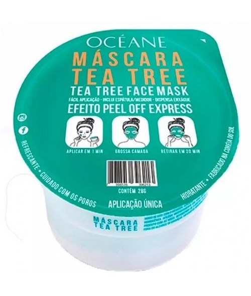 Máscara Facial Océane - Tea Tree