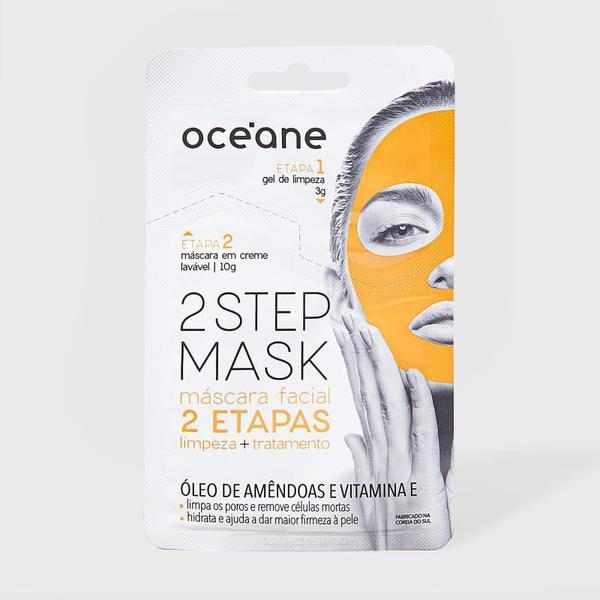 Máscara Facial Óleo de Amêndoas e Vitamina e - 2 Step Mask By Océane