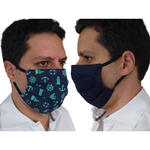 Máscara Facial para Proteção Respiratória Lavável