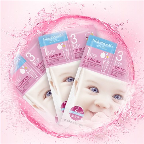 Máscara Facial Pele Bebê 3 Tratamentos Rejuvenescedora Idade