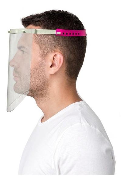 Máscara Facial Protetora Respingos Anti-cuspir - Face Shield