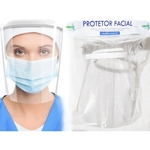 Mascara Facial Protetora Rosto Face Shield Leve Anti Respingos Gotículas Espirro