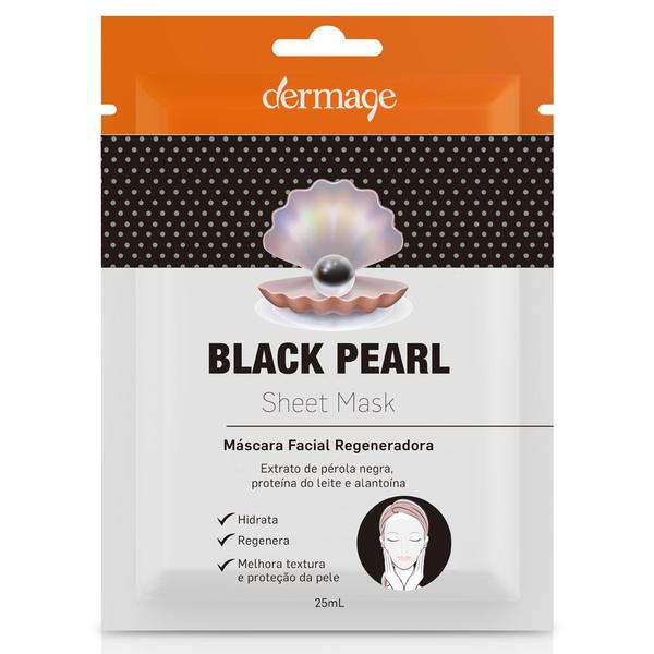 Máscara Facial Regenerad Black Pearl Sheet Mask Dermage 25g