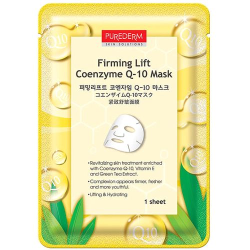 Máscara Facial Rejuvenescedora Purederm Coenzyme Q-10 1 Unidade