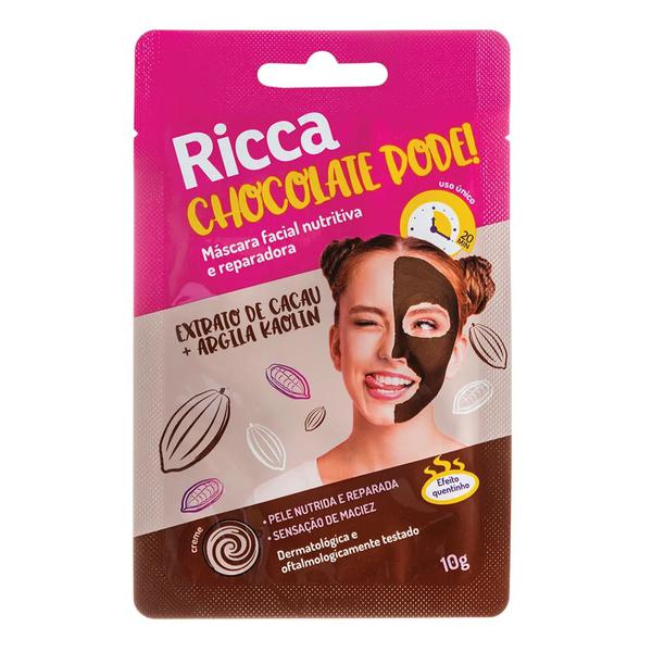 Máscara Facial Ricca Chocolate Pode 10g