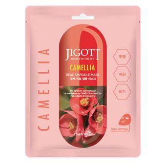 Máscara Facial Sisi Cosméticos - Jigott Camellia Real Ampoule Mask 1 Un