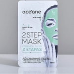 Máscara Facial 2 Step Mask Algas Marinhas e Tea Tree Océane
