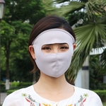 Máscara facial unisex fina máscara protetora respirável à prova de poeira e anti-gotículas protetor solar