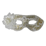 Mascara Fantasia Carnaval Kit 6 Uni - Branco
