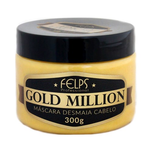 Máscara Felps Gold Million Desmaia Cabelo 300g